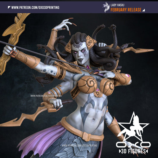 Lady Vashj - OXO3D - Dark Forge Arts
