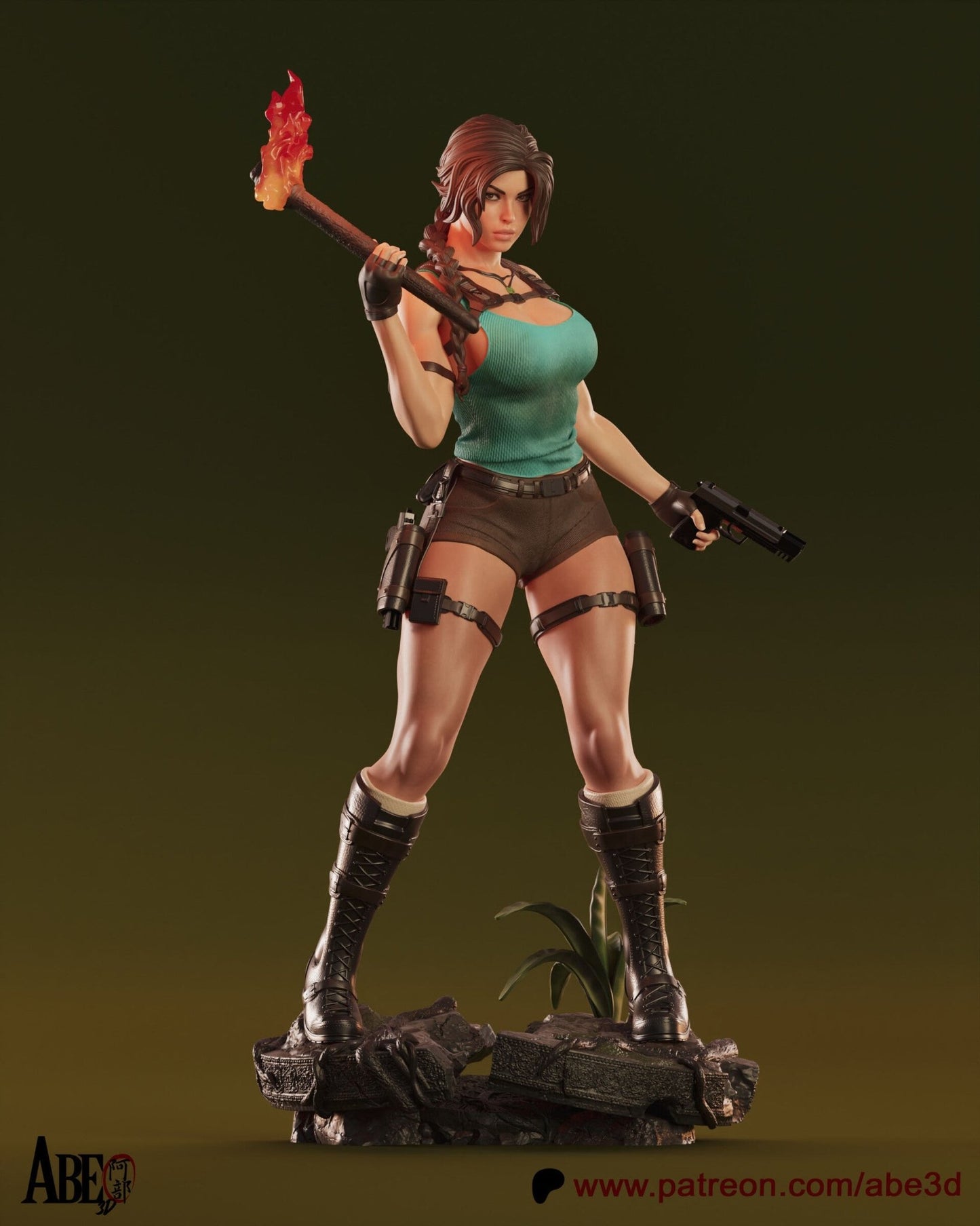 Lara Croft - Abe3D - Dark Forge Arts