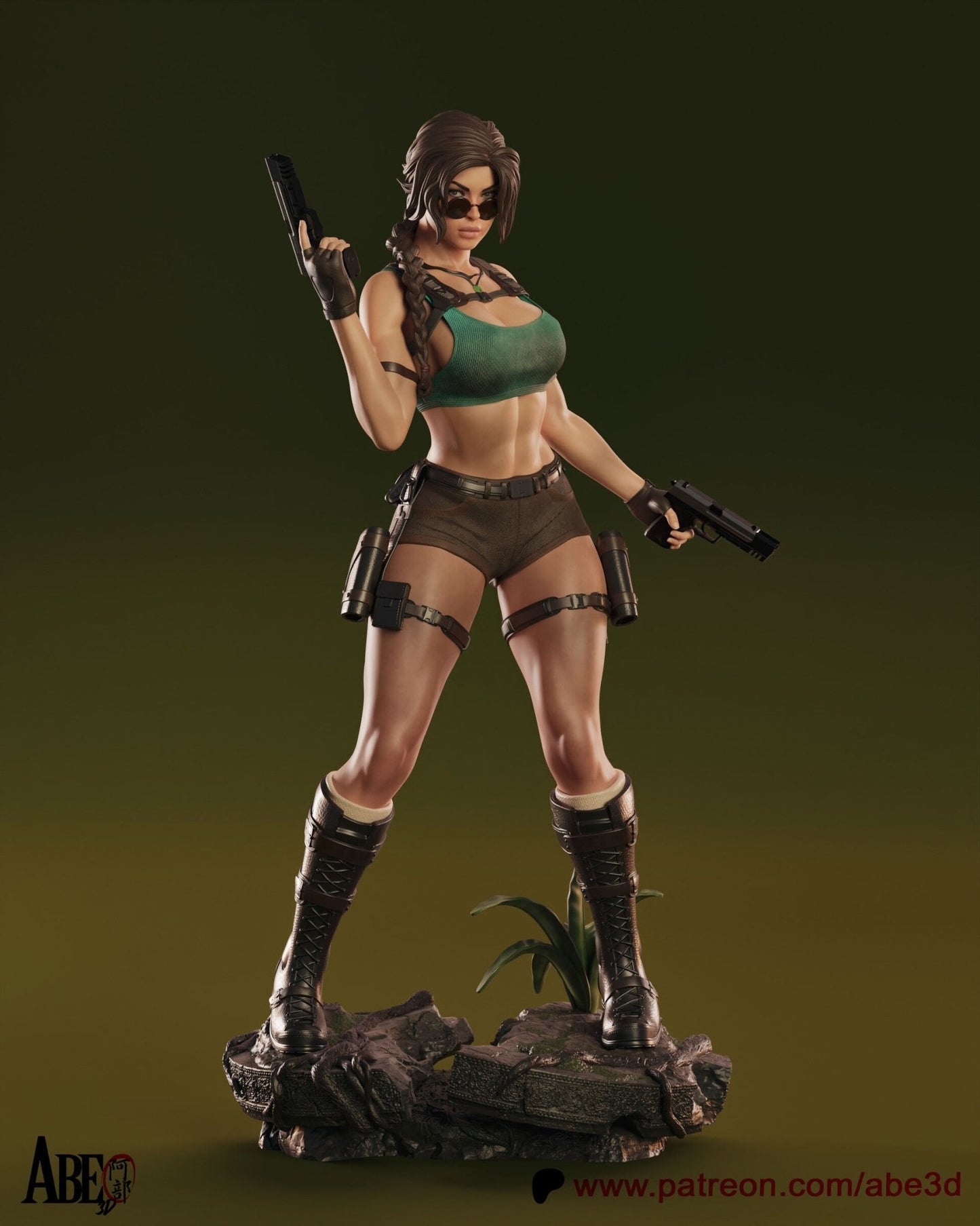 Lara Croft - Abe3D - Dark Forge Arts