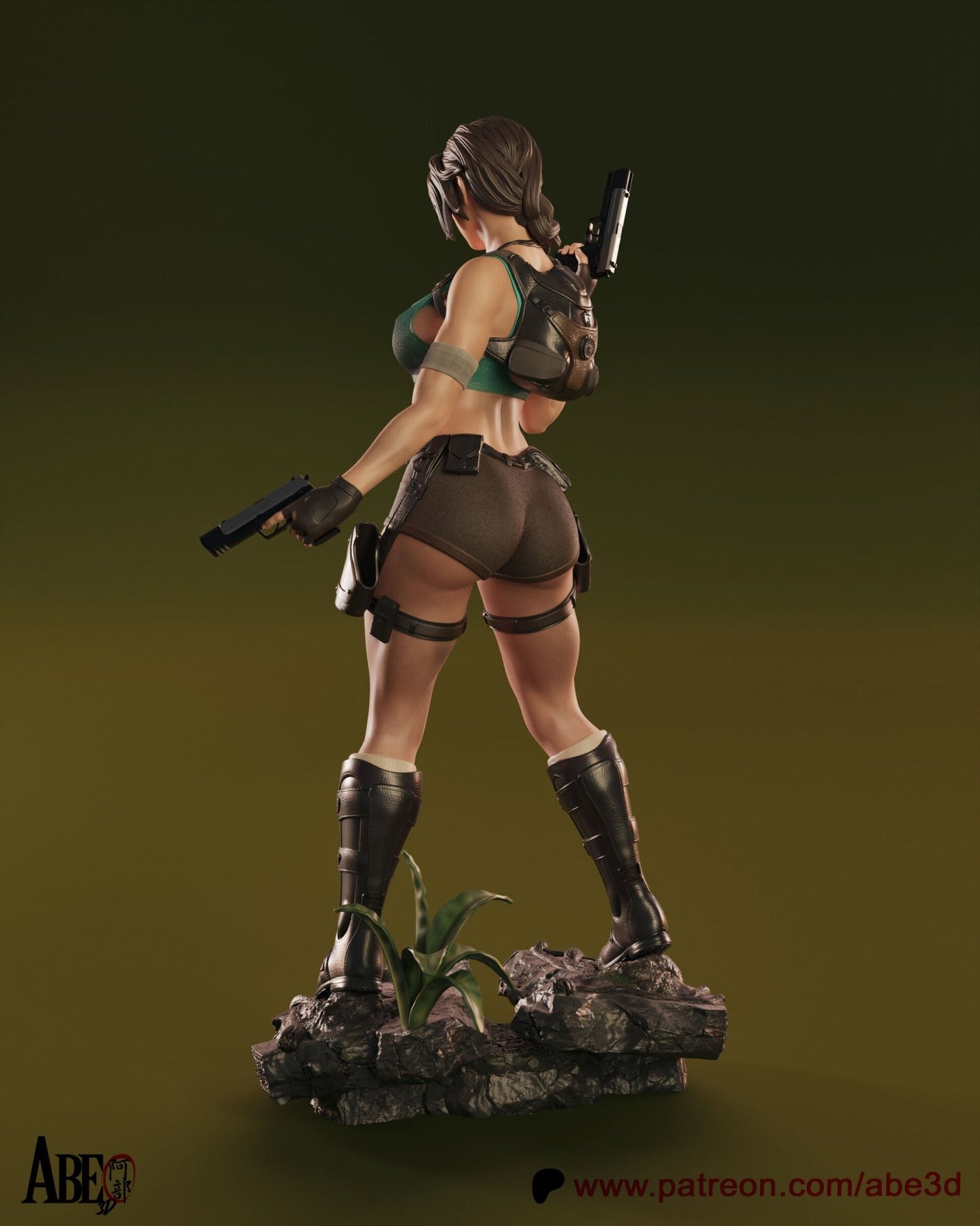 Lara Croft - Abe3D - Dark Forge Arts