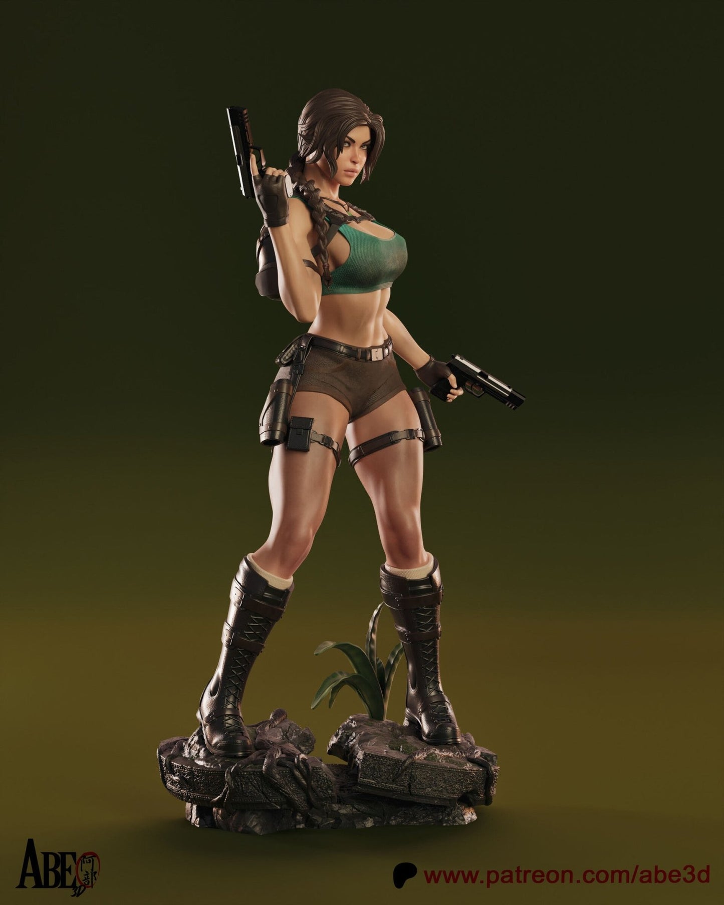 Lara Croft - Abe3D - Dark Forge Arts