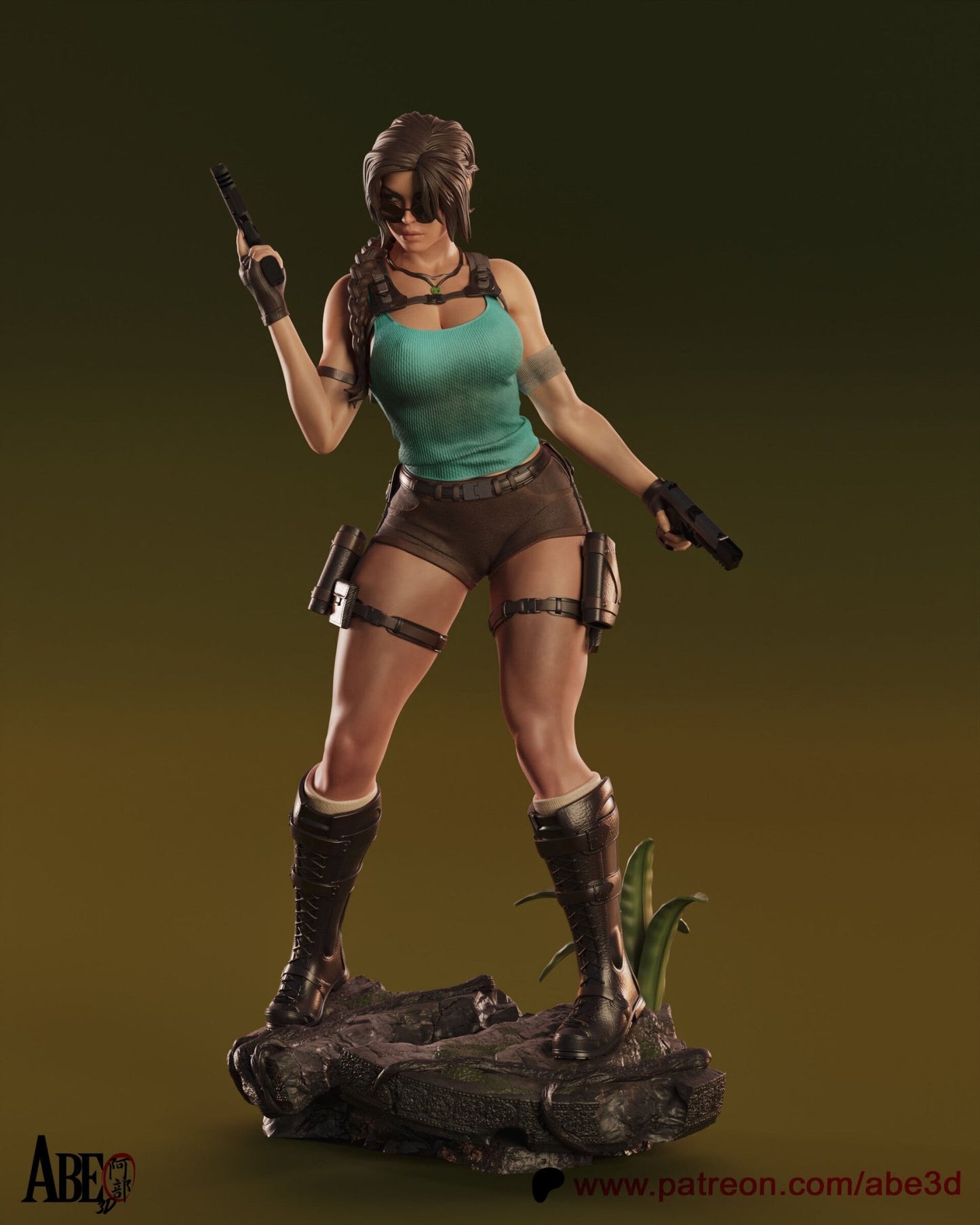 Lara Croft - Abe3D - Dark Forge Arts