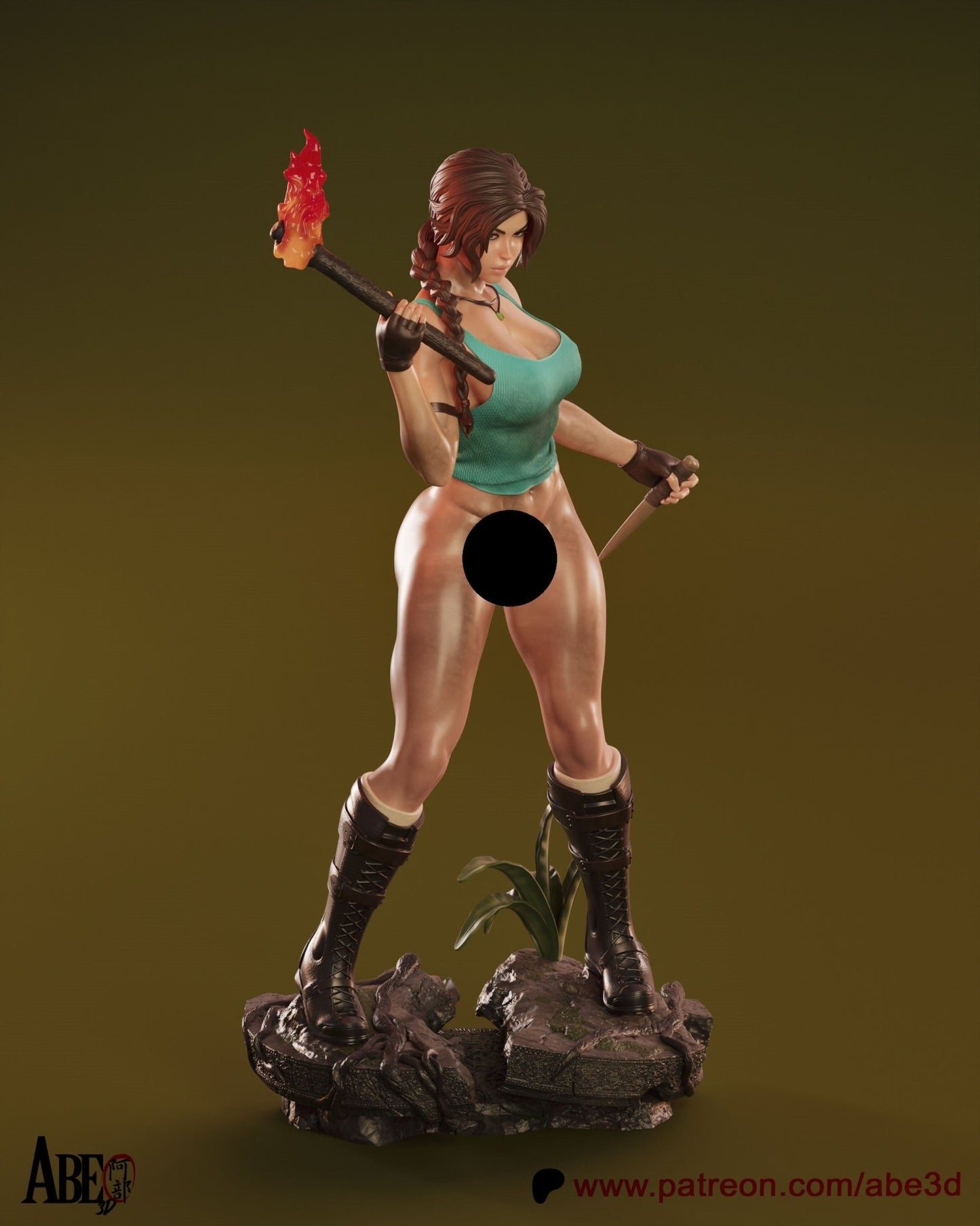 Lara Croft - Abe3D - Dark Forge Arts