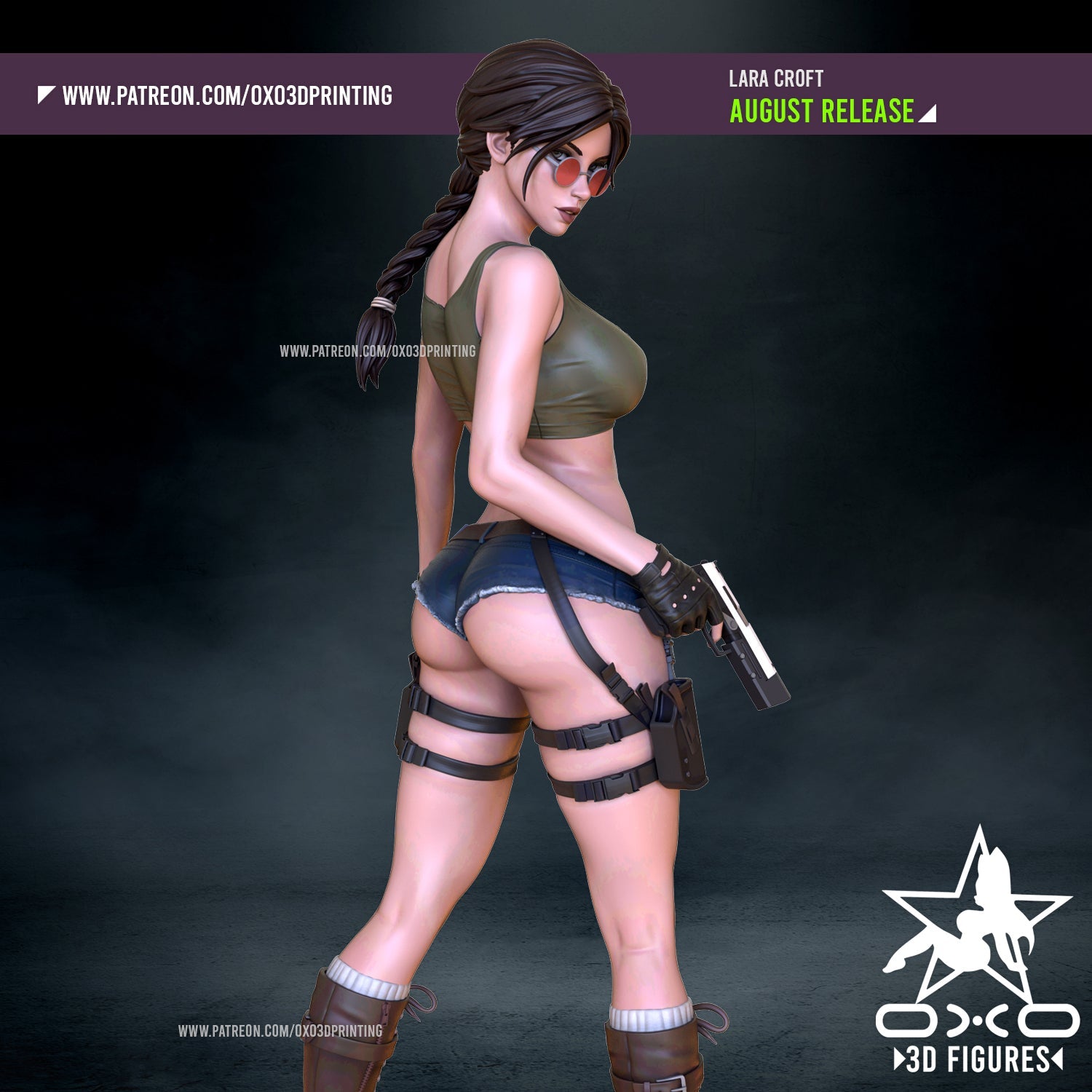 Lara Croft - OXO3D - Dark Forge Arts