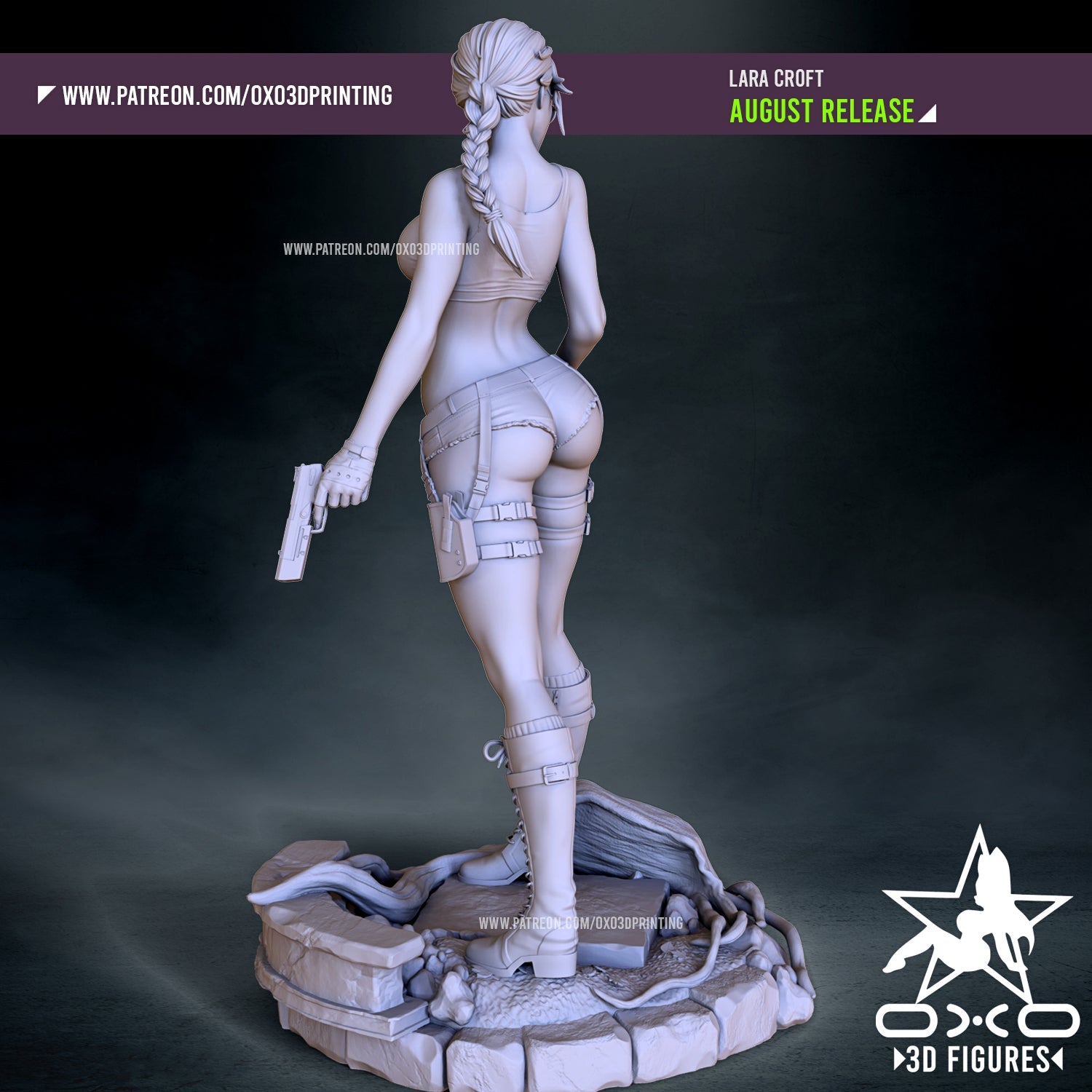 Lara Croft - OXO3D - Dark Forge Arts