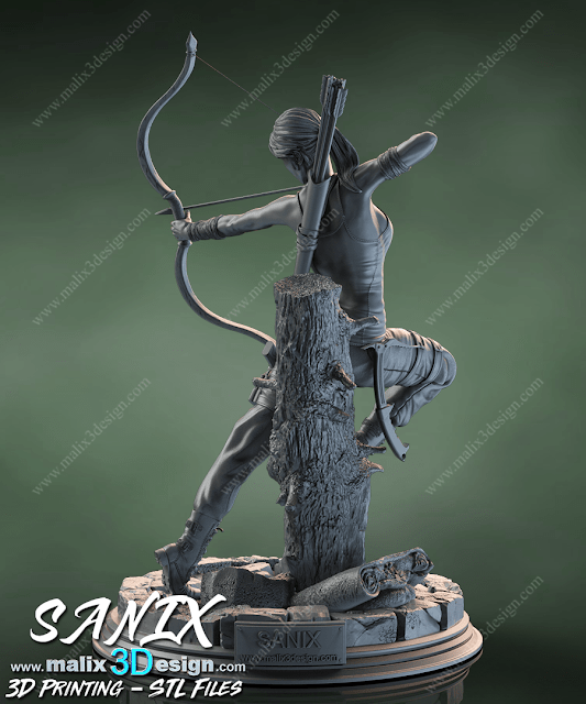 Lara Croft - Sanix3D - Dark Forge Arts