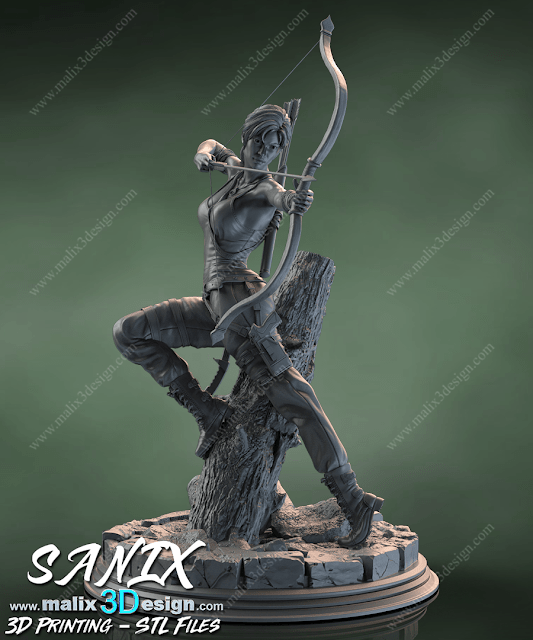 Lara Croft - Sanix3D - Dark Forge Arts