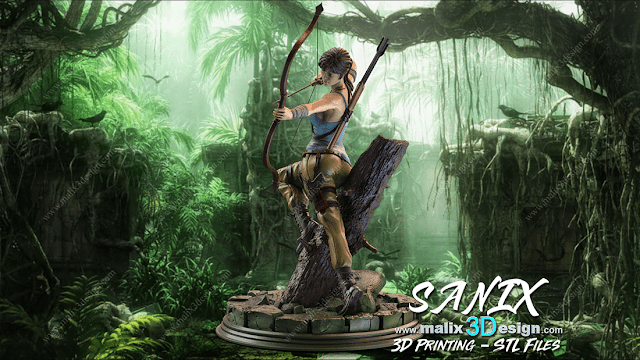 Lara Croft - Sanix3D - Dark Forge Arts