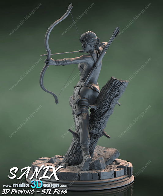 Lara Croft - Sanix3D - Dark Forge Arts
