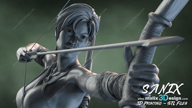 Lara Croft - Sanix3D - Dark Forge Arts