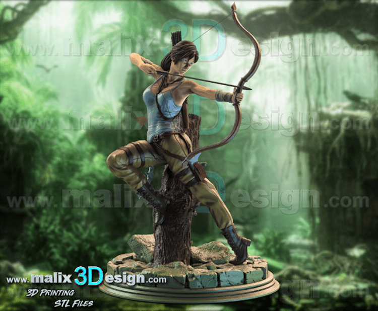 Lara Croft - Sanix3D - Dark Forge Arts