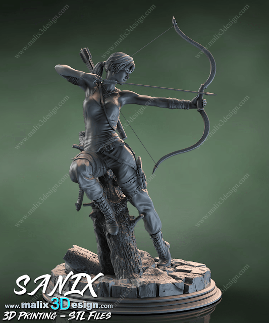 Lara Croft - Sanix3D - Dark Forge Arts