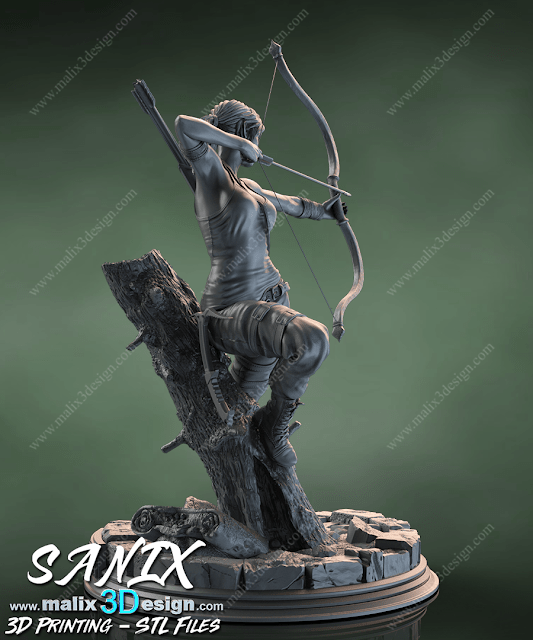 Lara Croft - Sanix3D - Dark Forge Arts