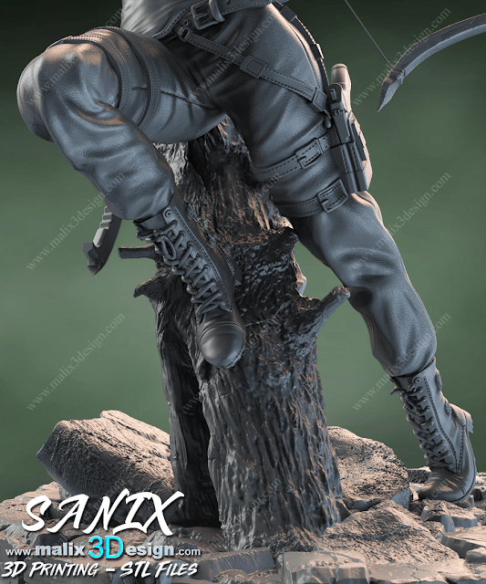 Lara Croft - Sanix3D - Dark Forge Arts