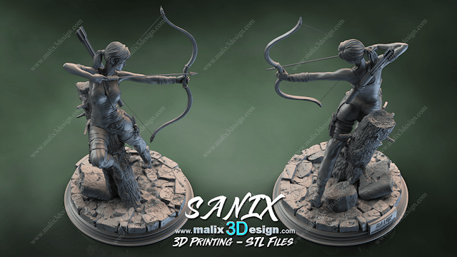 Lara Croft - Sanix3D - Dark Forge Arts