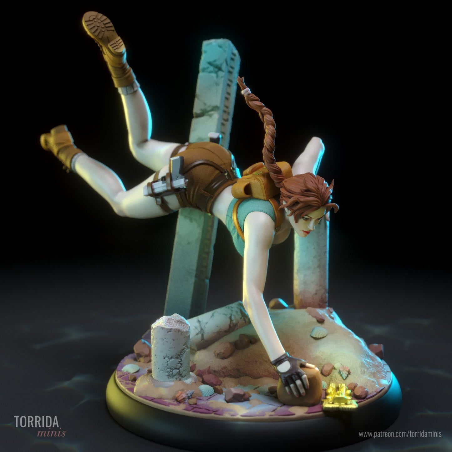 Lara Croft - Torrida Minis - Dark Forge Arts