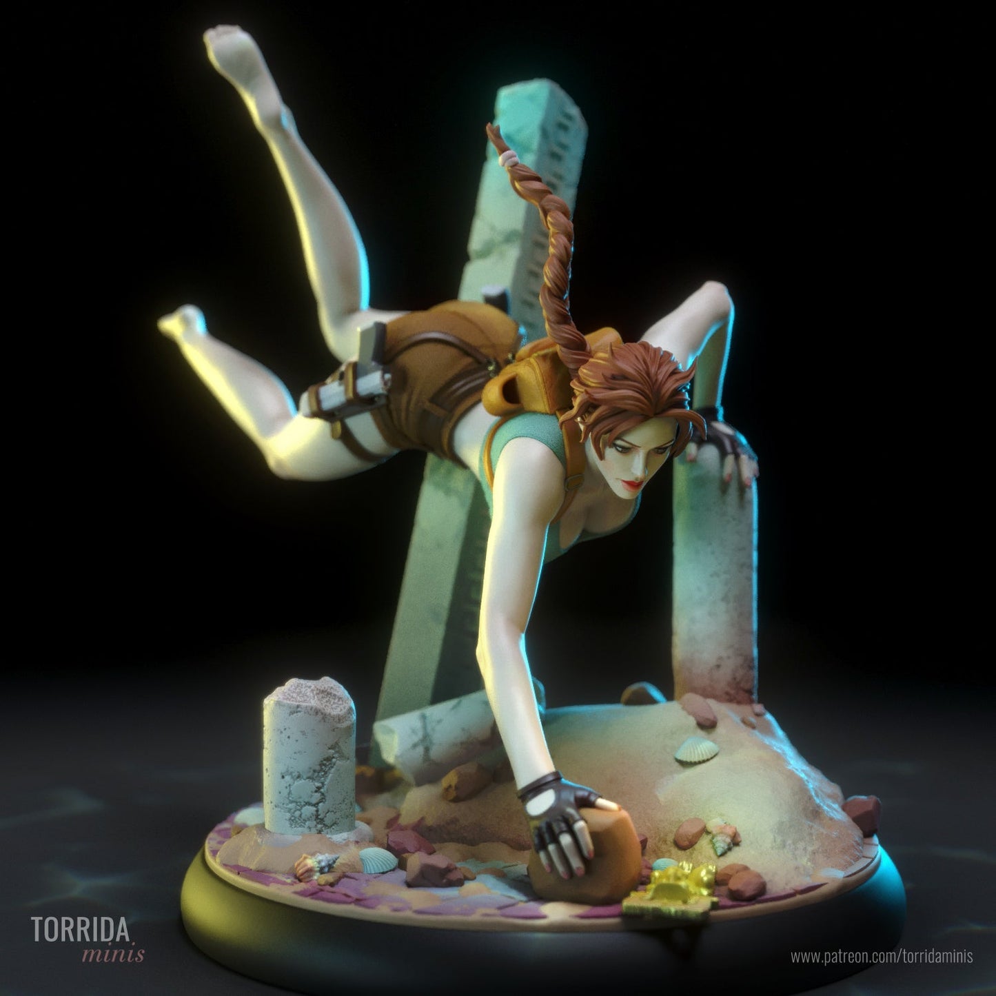 Lara Croft - Torrida Minis - Dark Forge Arts
