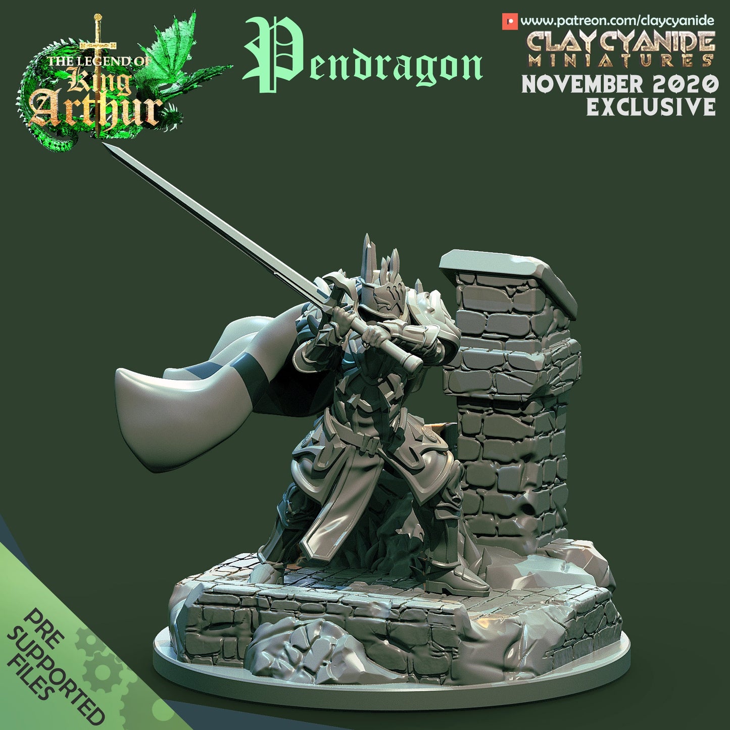 Legend of King Arthur - ClayCyanide - Dark Forge Arts