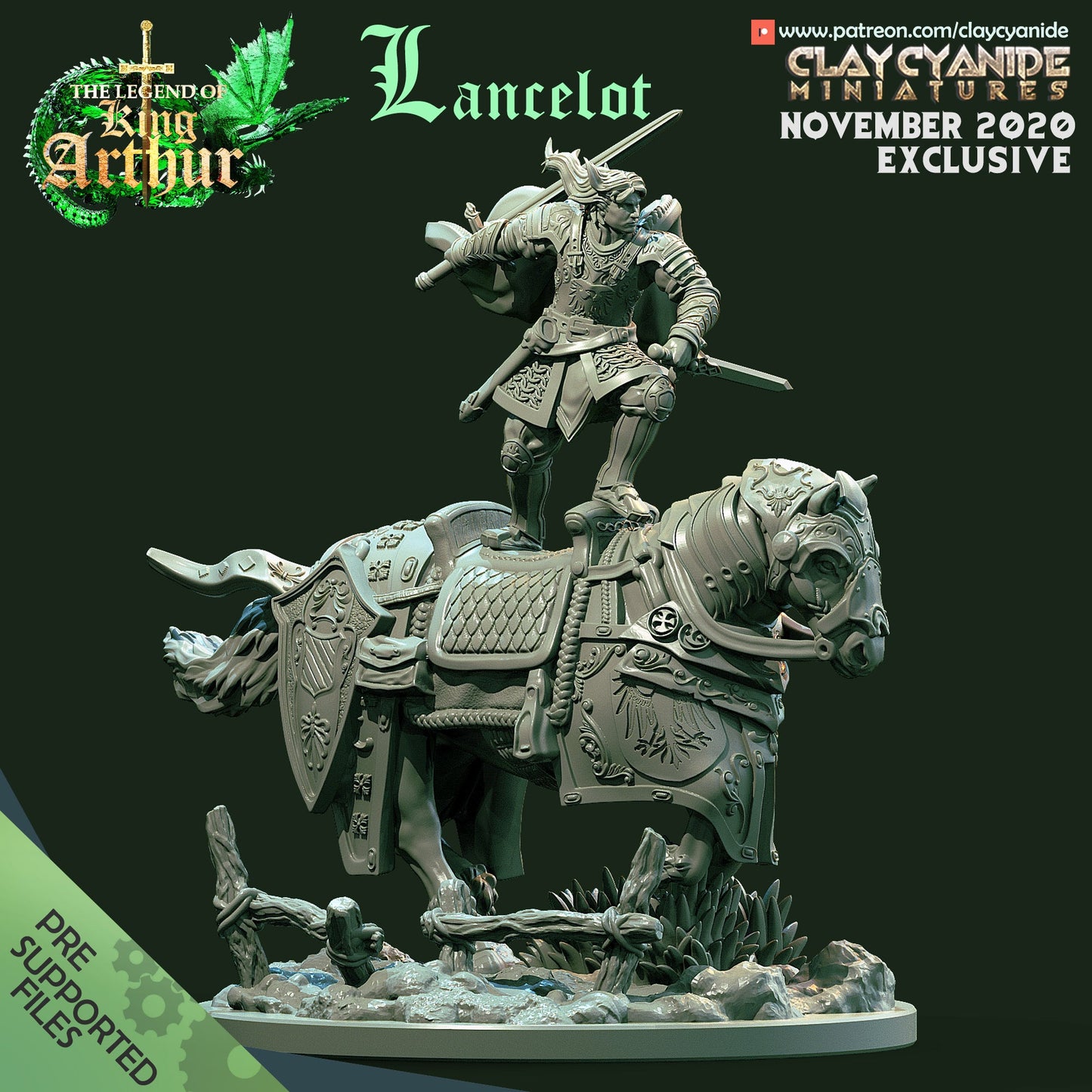 Legend of King Arthur - ClayCyanide - Dark Forge Arts