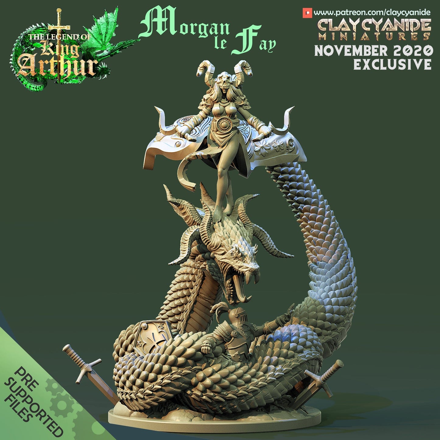 Legend of King Arthur - ClayCyanide - Dark Forge Arts