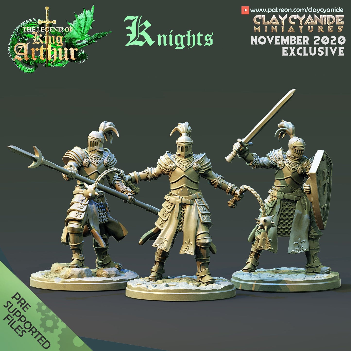 Legend of King Arthur - ClayCyanide - Dark Forge Arts
