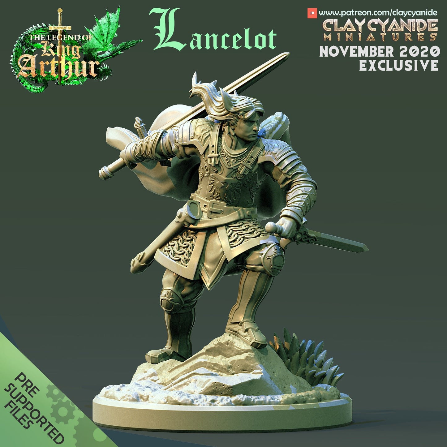 Legend of King Arthur - ClayCyanide - Dark Forge Arts