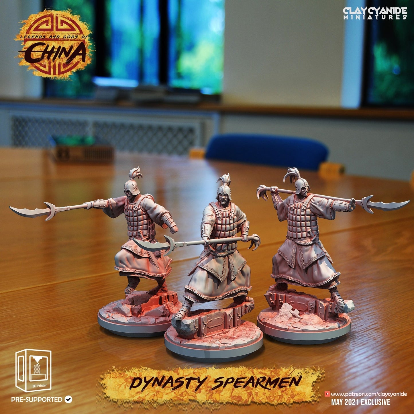 Legends and Gods of China - ClayCyanide - Dark Forge Arts