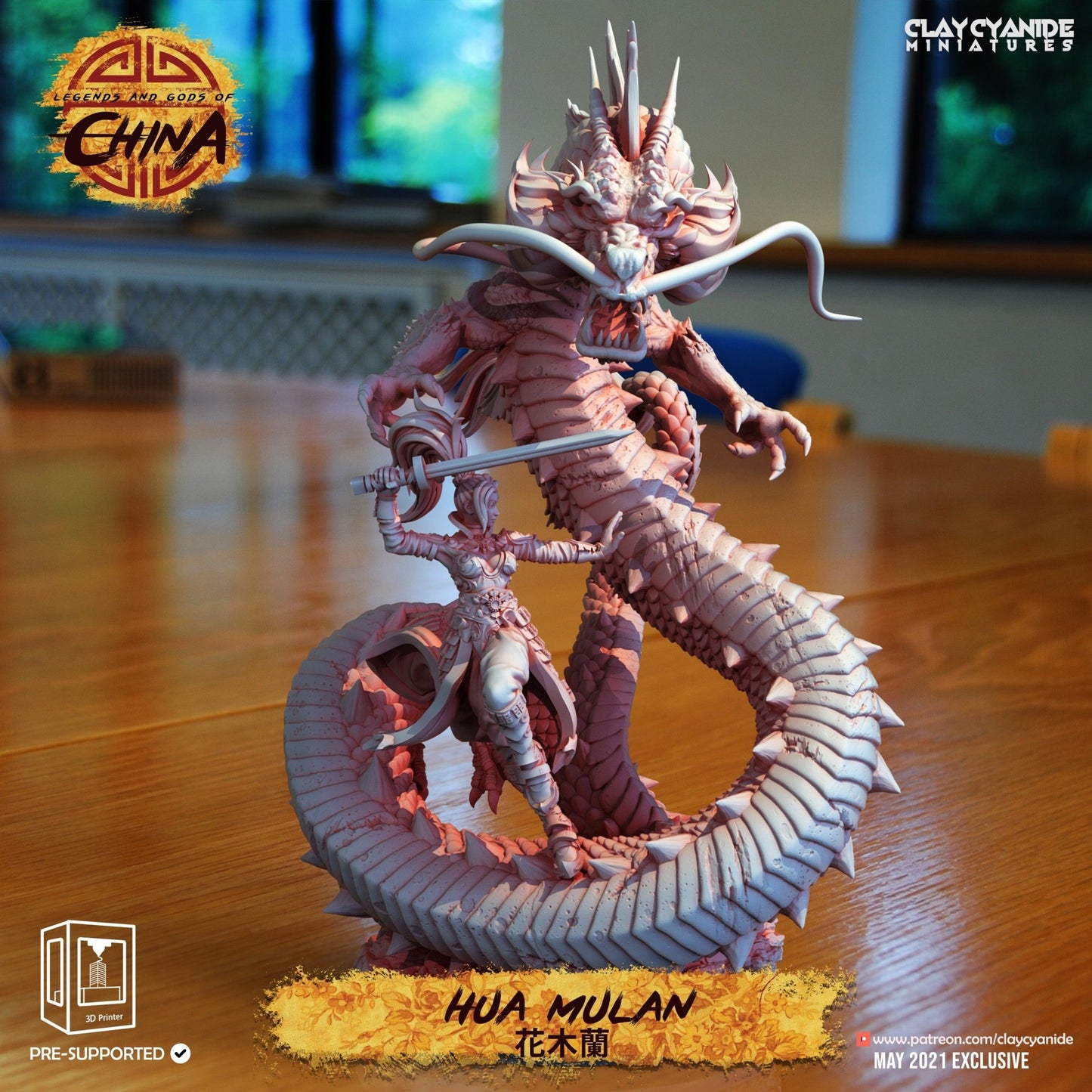 Legends and Gods of China - ClayCyanide - Dark Forge Arts