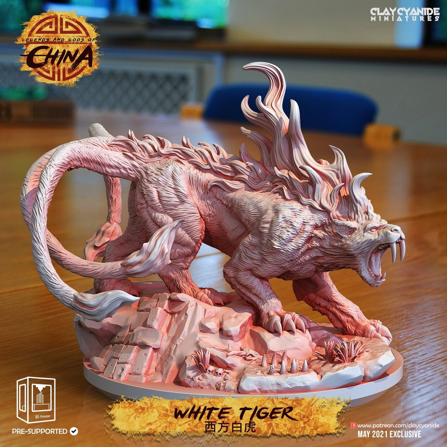 Legends and Gods of China - ClayCyanide - Dark Forge Arts