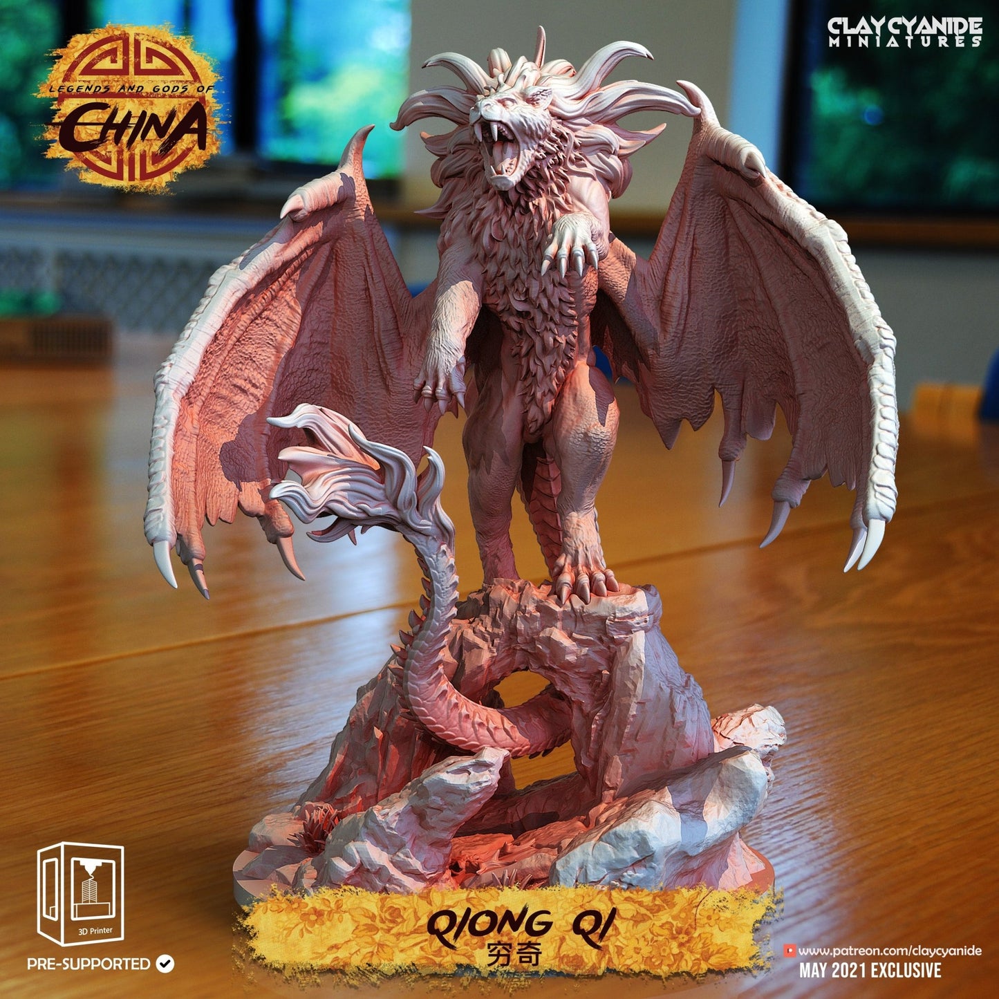 Legends and Gods of China - ClayCyanide - Dark Forge Arts