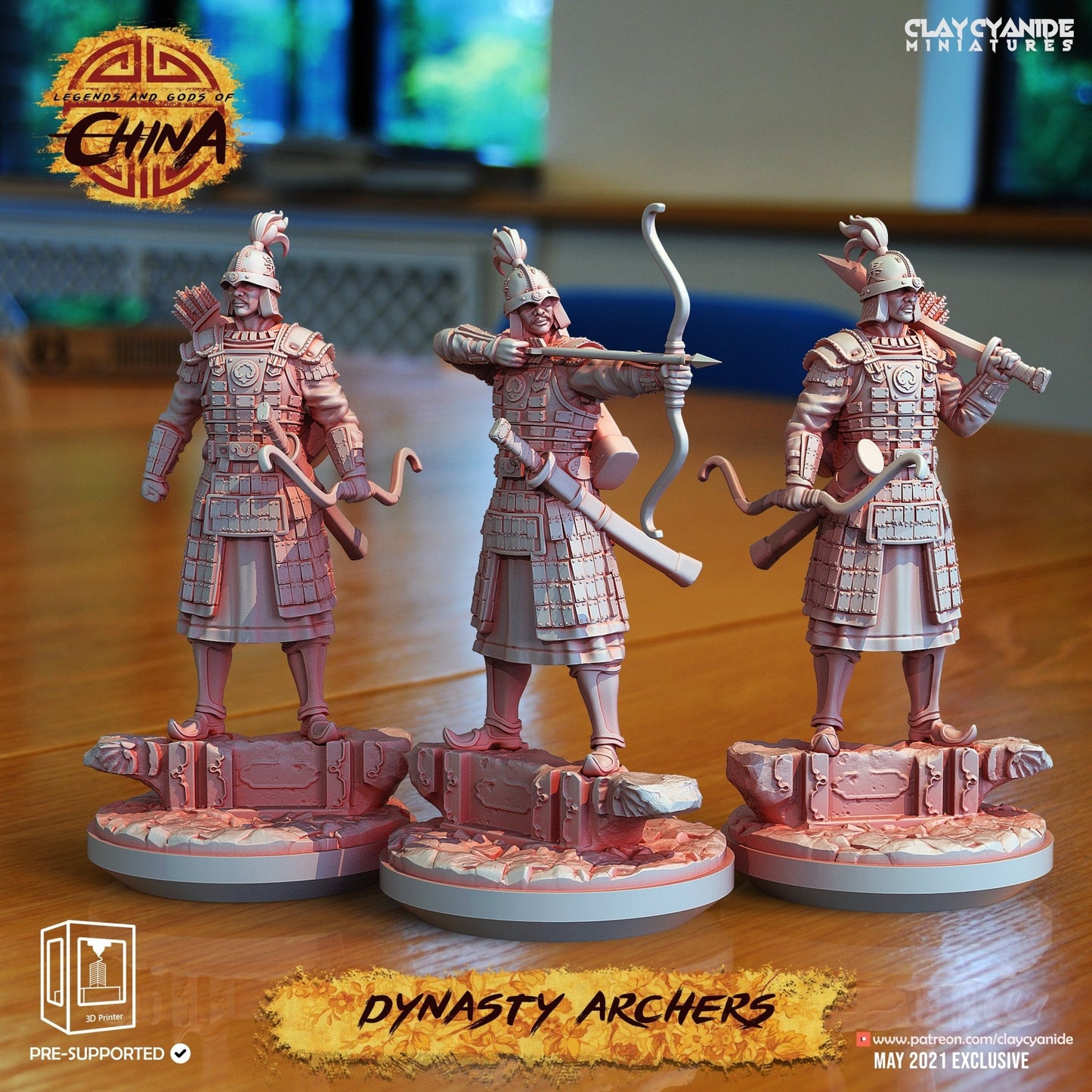 Legends and Gods of China - ClayCyanide - Dark Forge Arts