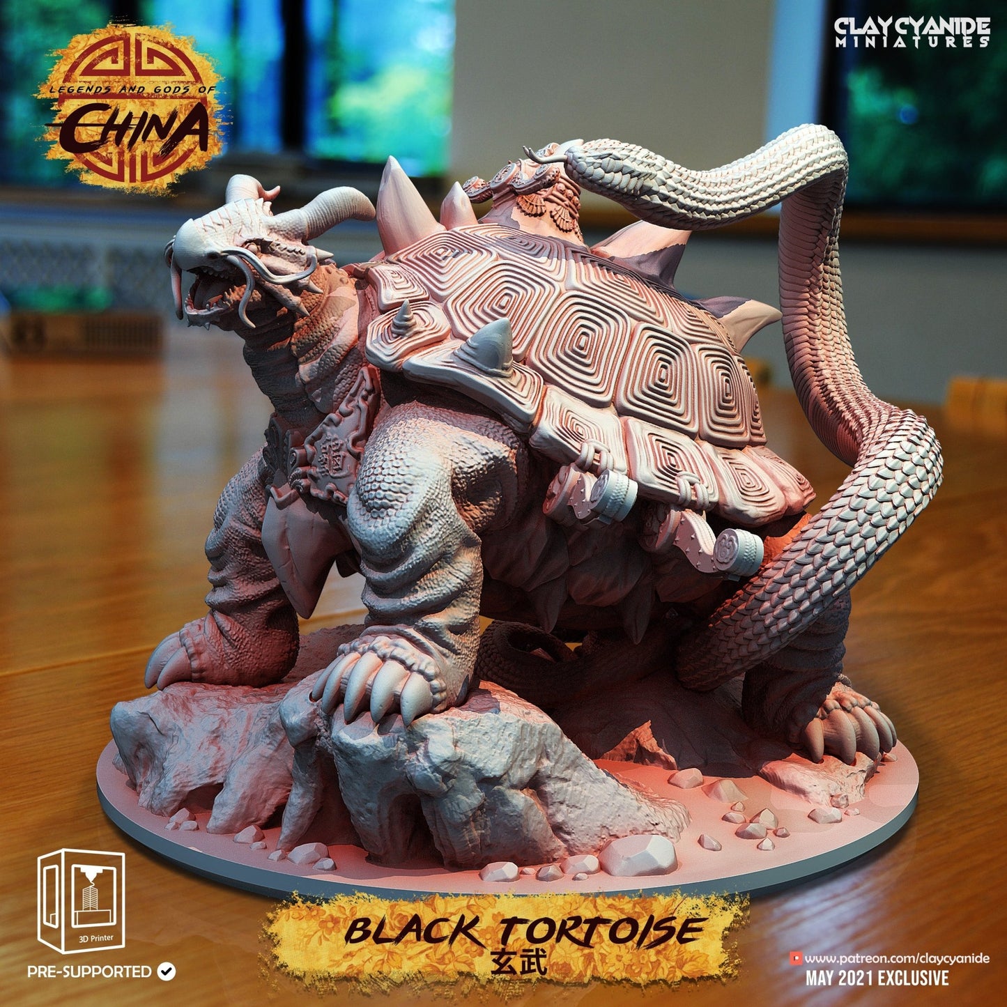 Legends and Gods of China - ClayCyanide - Dark Forge Arts