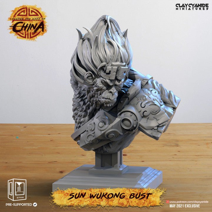 Legends and Gods of China - ClayCyanide - Dark Forge Arts