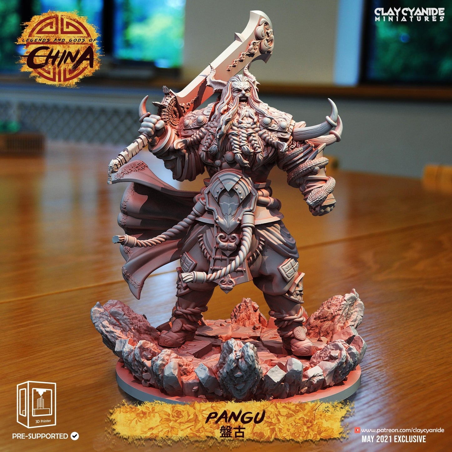 Legends and Gods of China - ClayCyanide - Dark Forge Arts