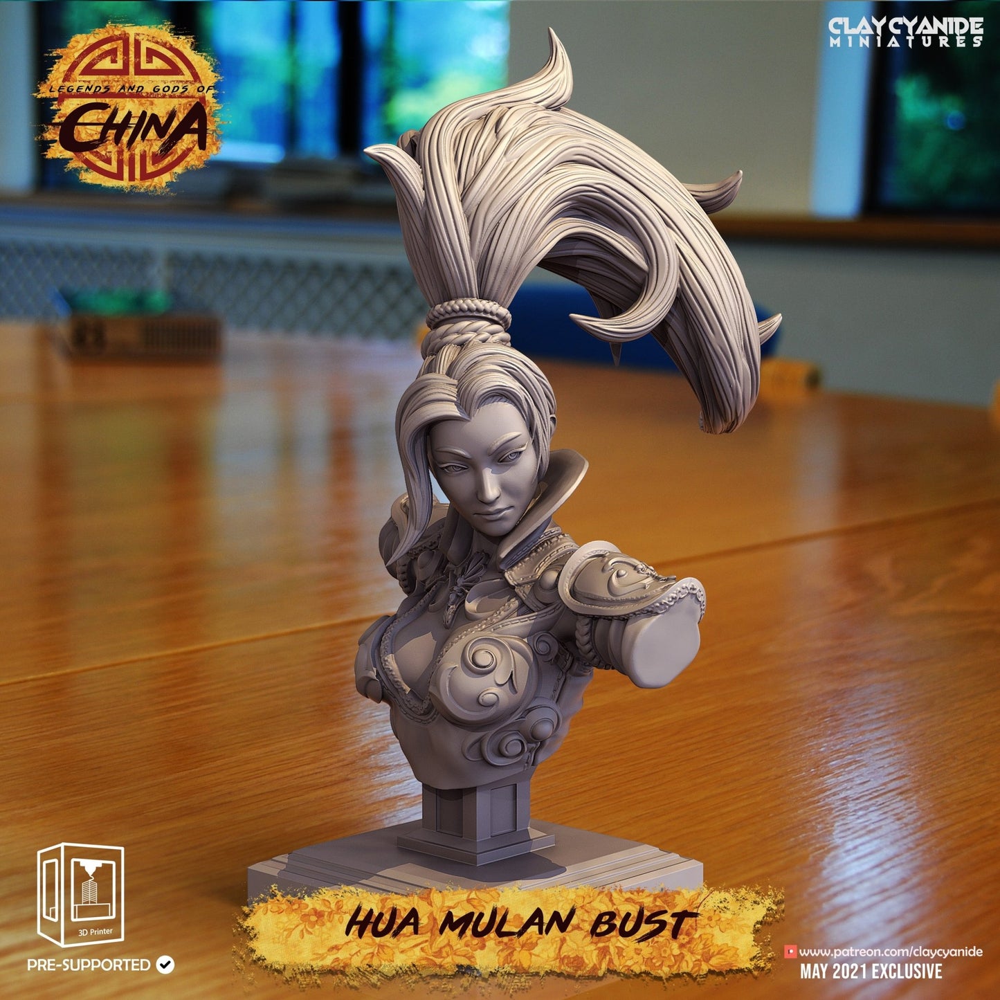 Legends and Gods of China - ClayCyanide - Dark Forge Arts