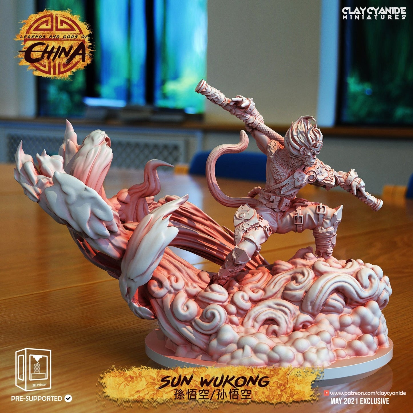 Legends and Gods of China - ClayCyanide - Dark Forge Arts