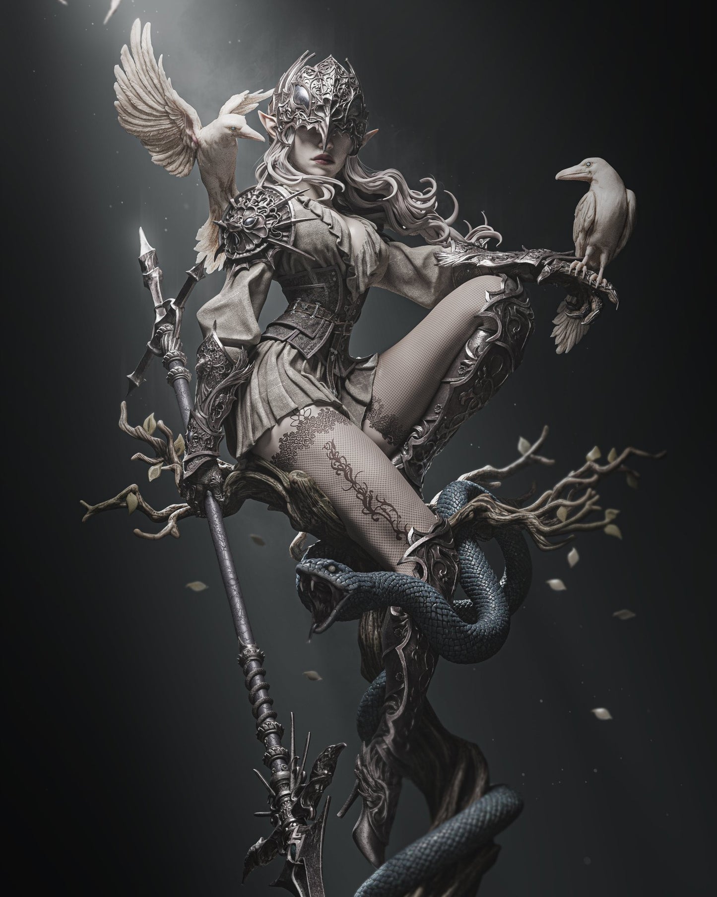 Lenora Queen of Crowns - CA 3D Studios - Dark Forge Arts