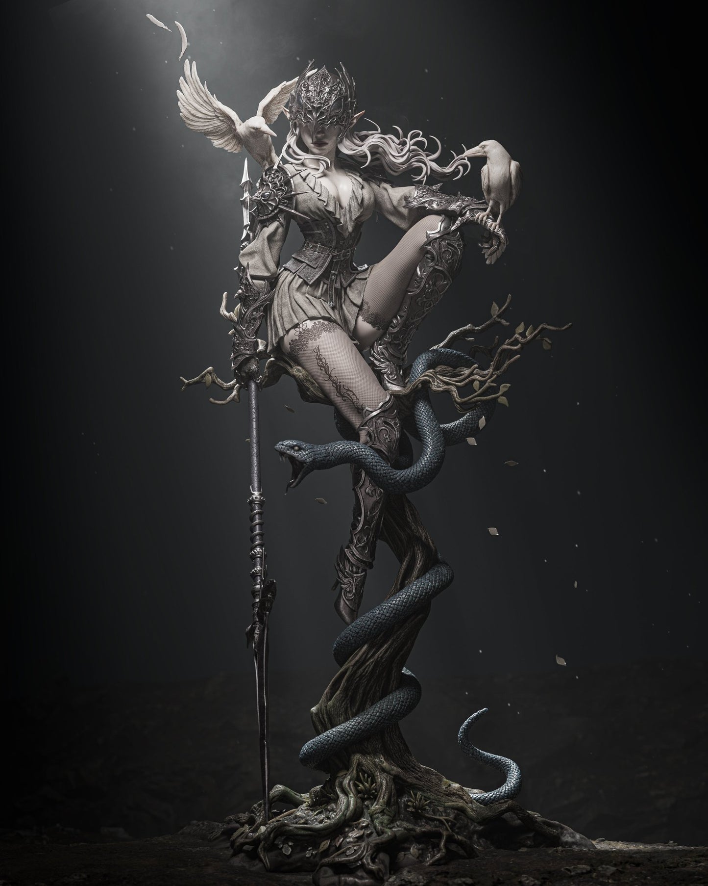 Lenora Queen of Crowns - CA 3D Studios - Dark Forge Arts