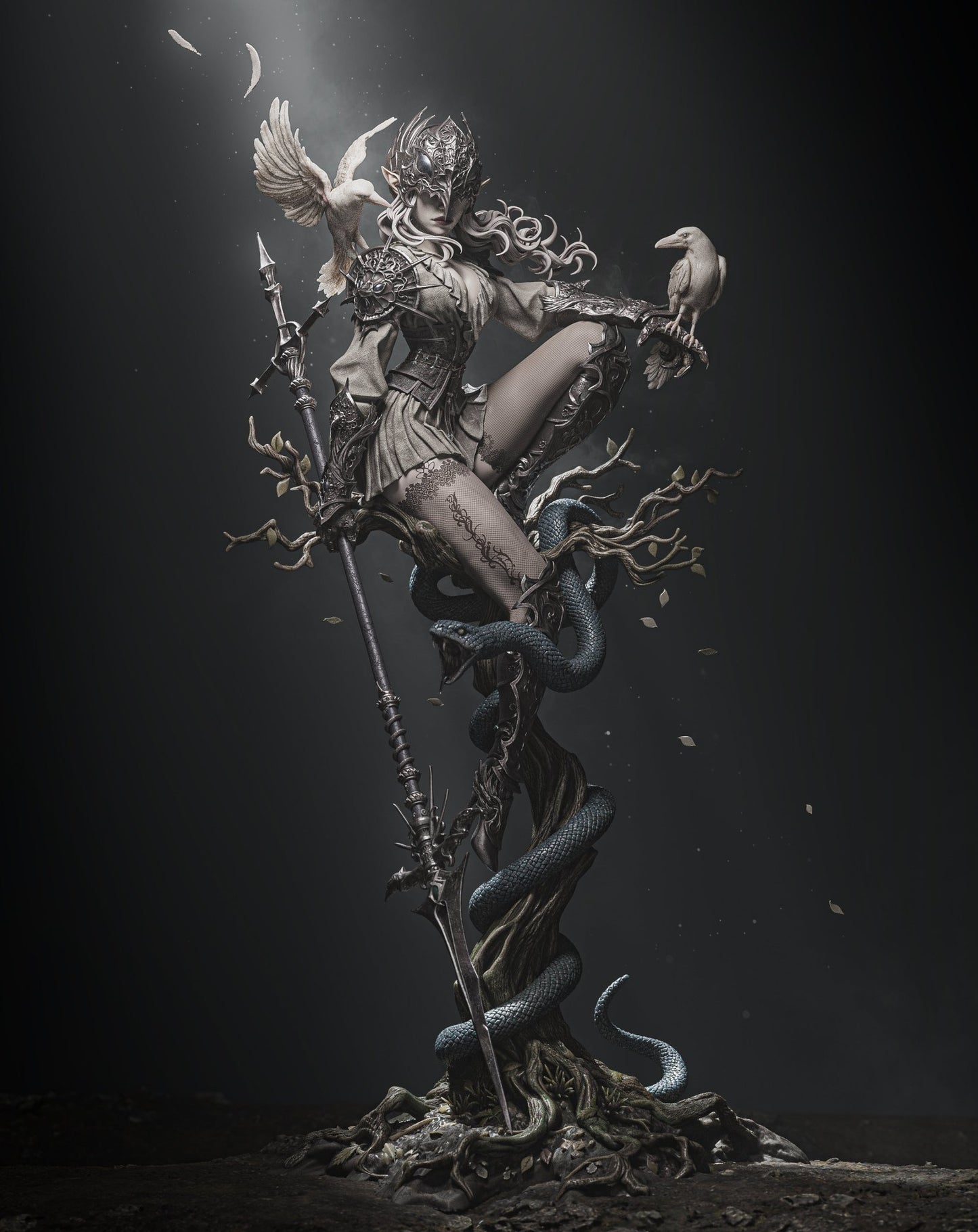 Lenora Queen of Crowns - CA 3D Studios - Dark Forge Arts
