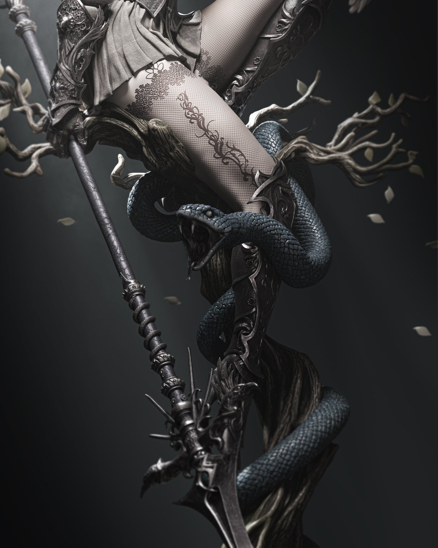 Lenora Queen of Crowns - CA 3D Studios - Dark Forge Arts