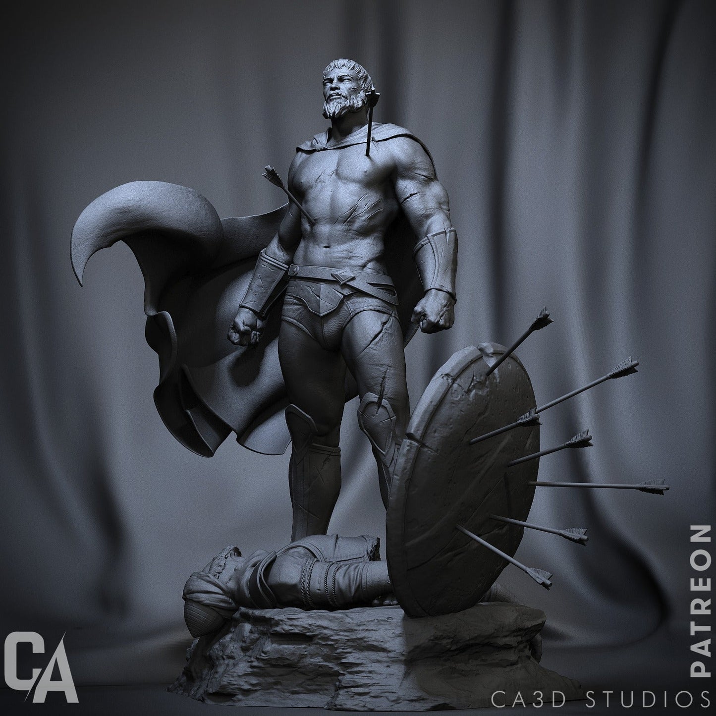 Leonidas - CA 3D Studios - Dark Forge Arts