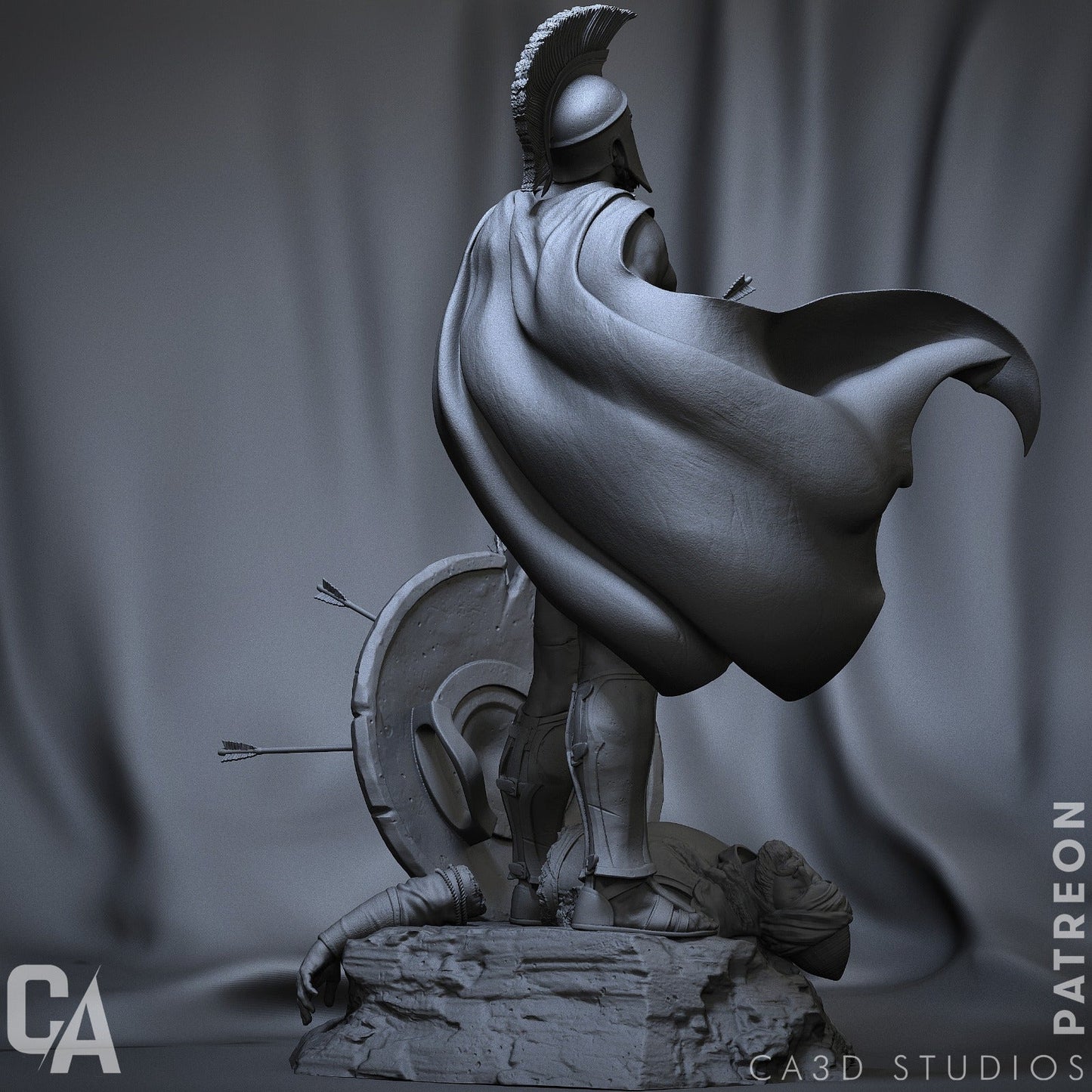 Leonidas - CA 3D Studios - Dark Forge Arts