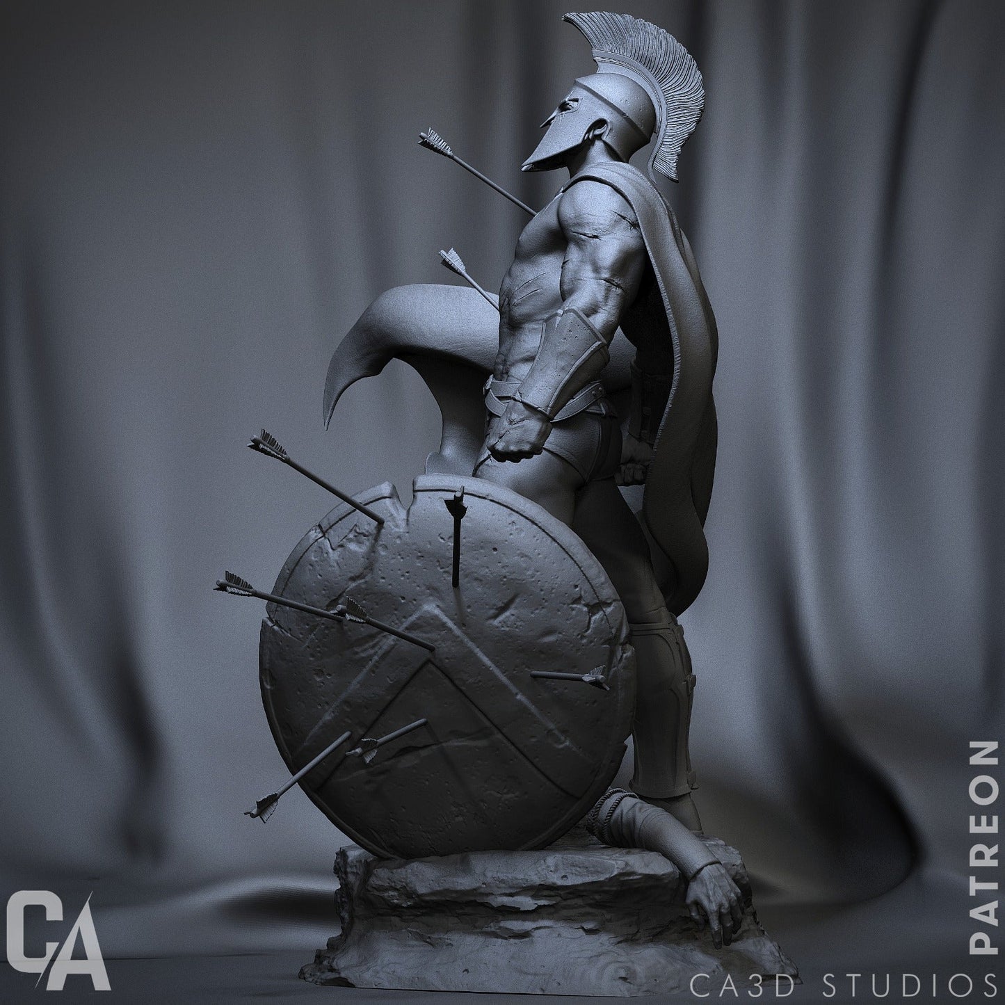 Leonidas - CA 3D Studios - Dark Forge Arts