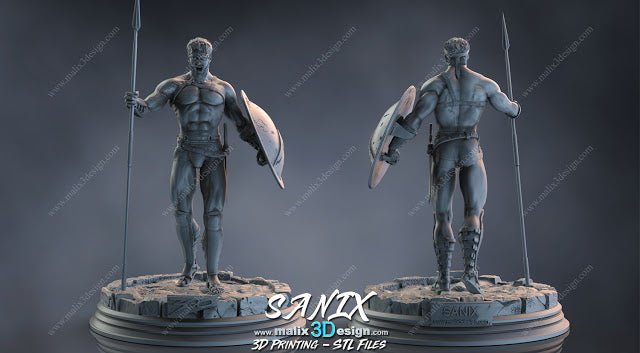 Leonidas - Sanix3D - Dark Forge Arts