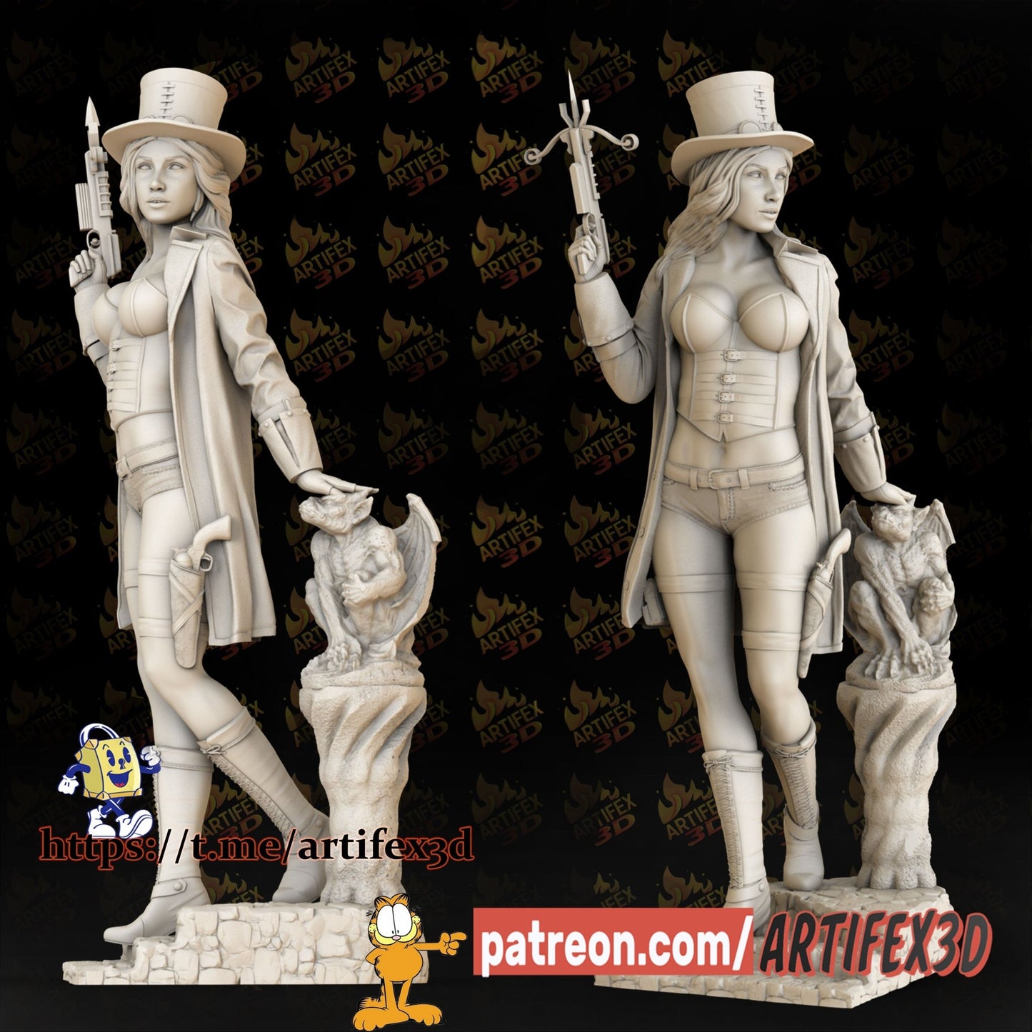 Liesel Van Helsing - Artifex3D - Dark Forge Arts