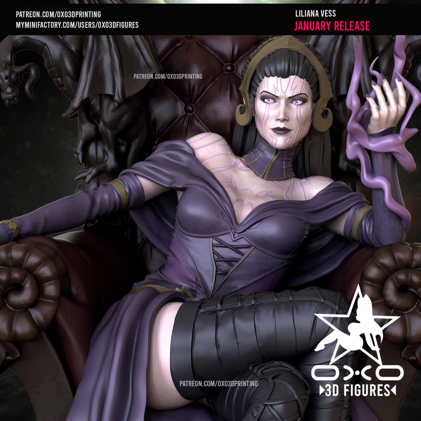 Liliana Vess - OXO3D - Dark Forge Arts