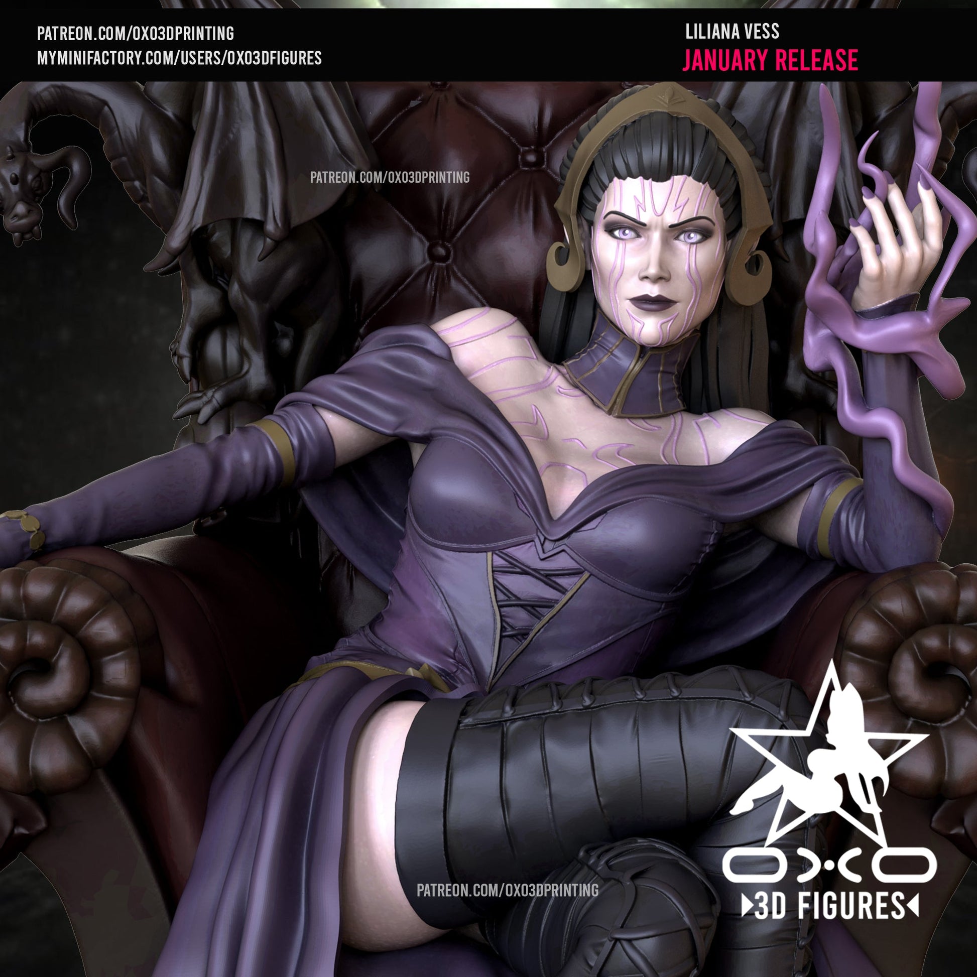 Liliana Vess - OXO3D - Dark Forge Arts