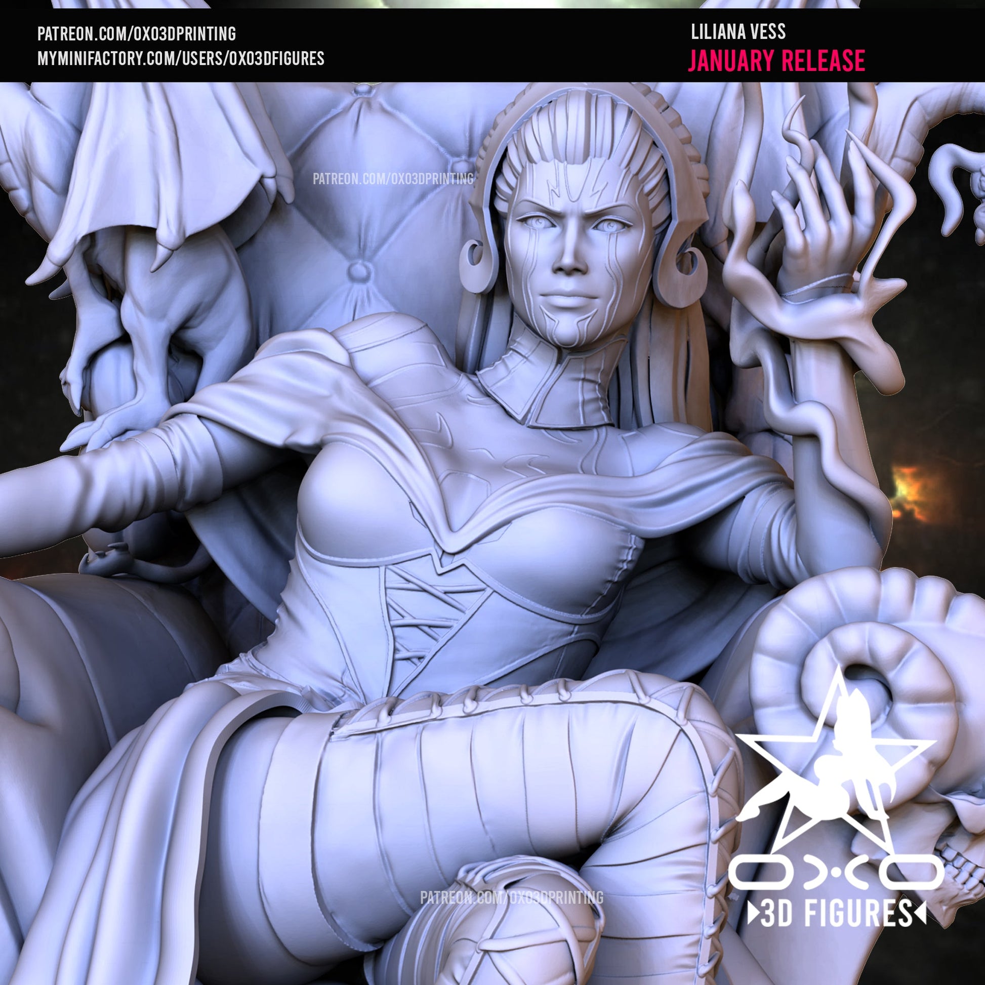 Liliana Vess - OXO3D - Dark Forge Arts