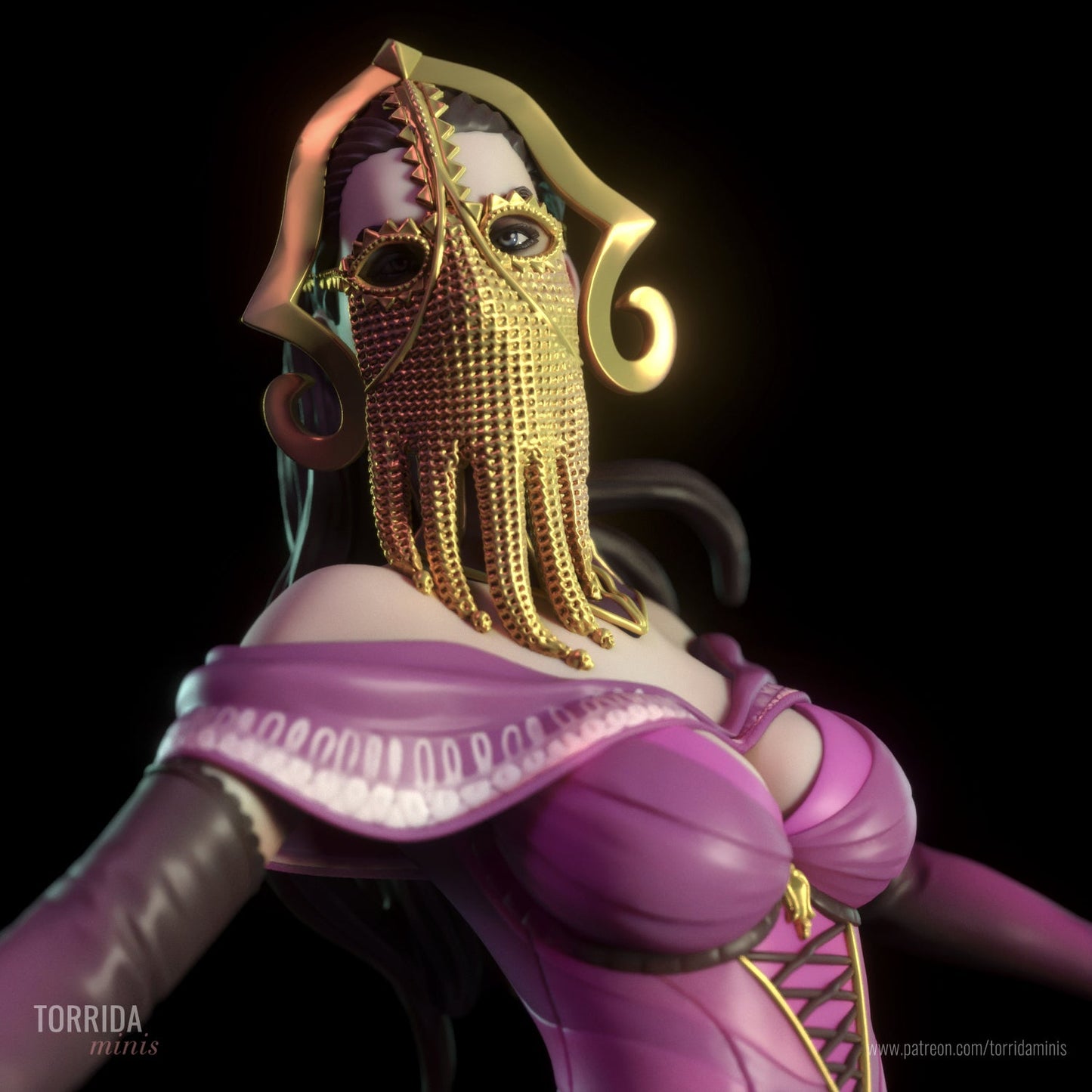 Liliana Vess - Torrida Minis - Dark Forge Arts