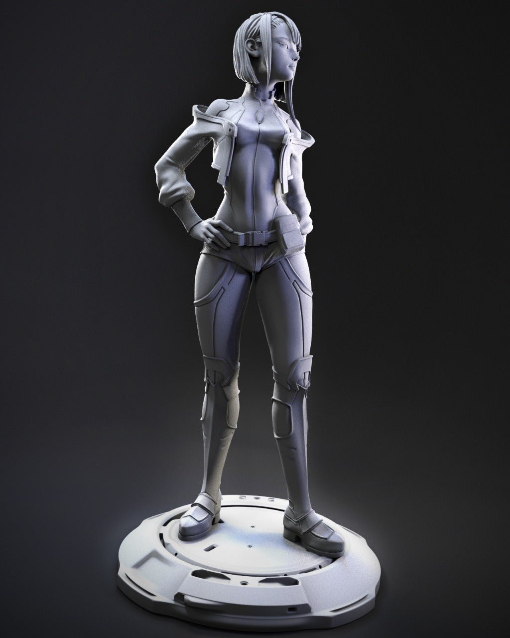 Lucy Cyberpunk - CA 3D Studios - Dark Forge Arts